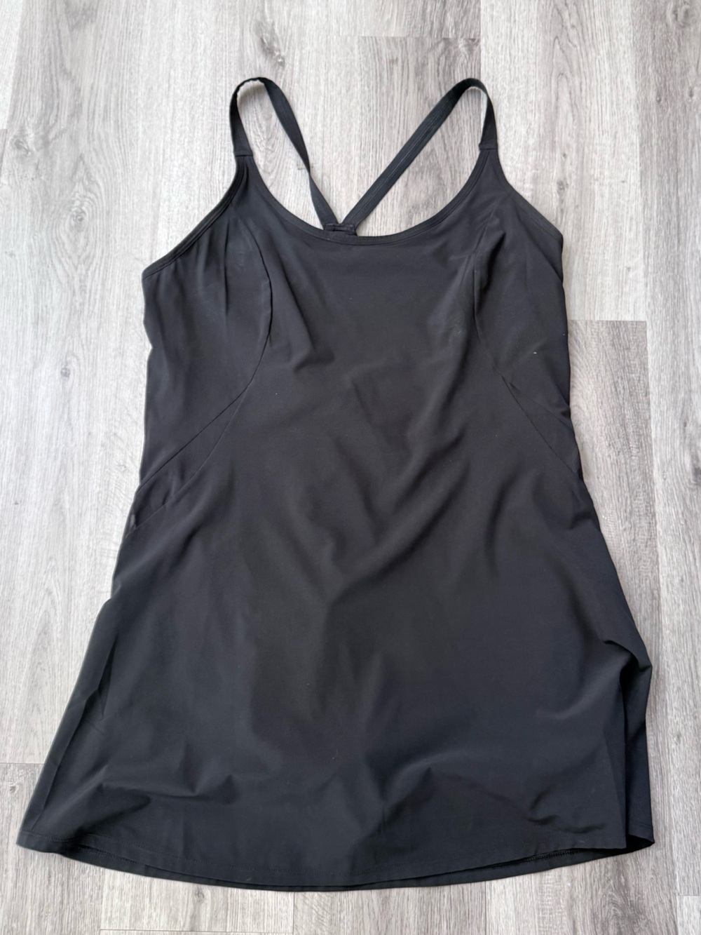 Lole Black Spaghetti-Strap Dress